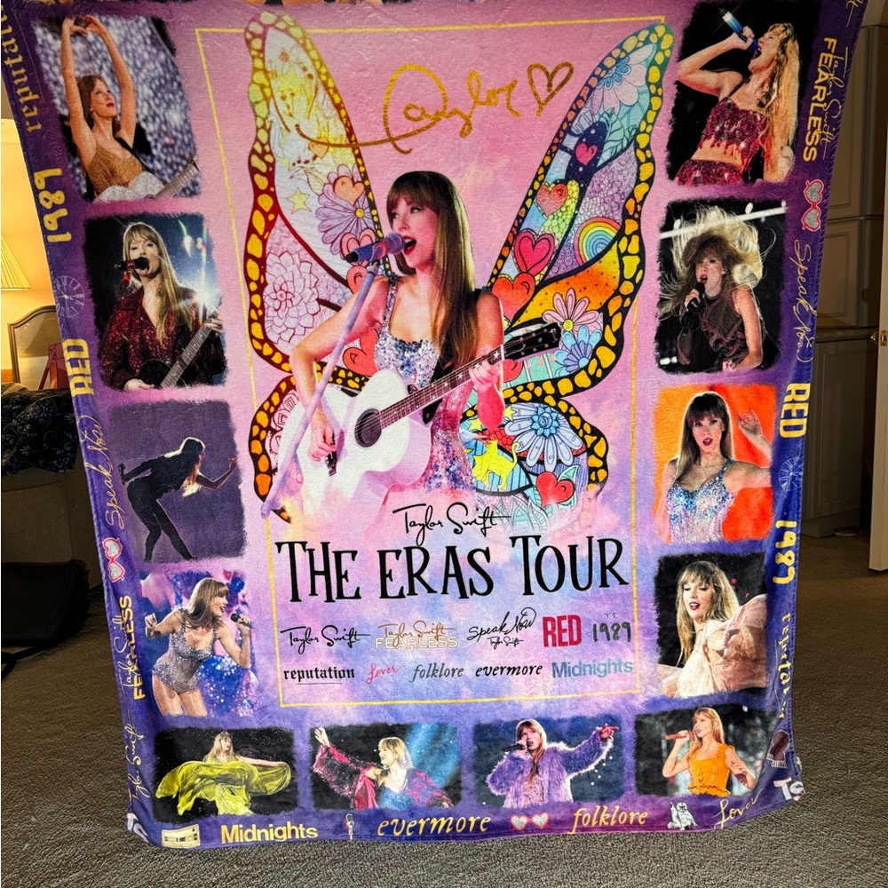 The Eras Tour Multicolor Blanket